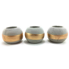 3 Pieces Concrete Succulent Planters
