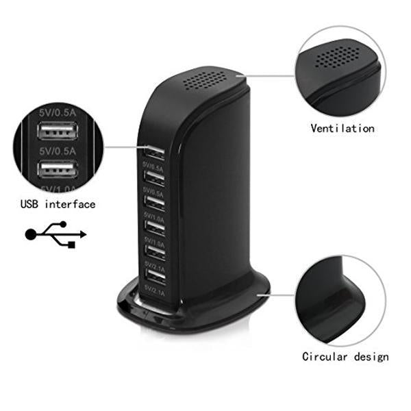 Clearance 30-Watt 6-Port USB Charging Station