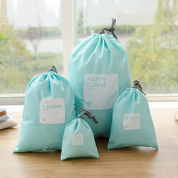 Clearance 4pc Set Waterproof Travel Organizer